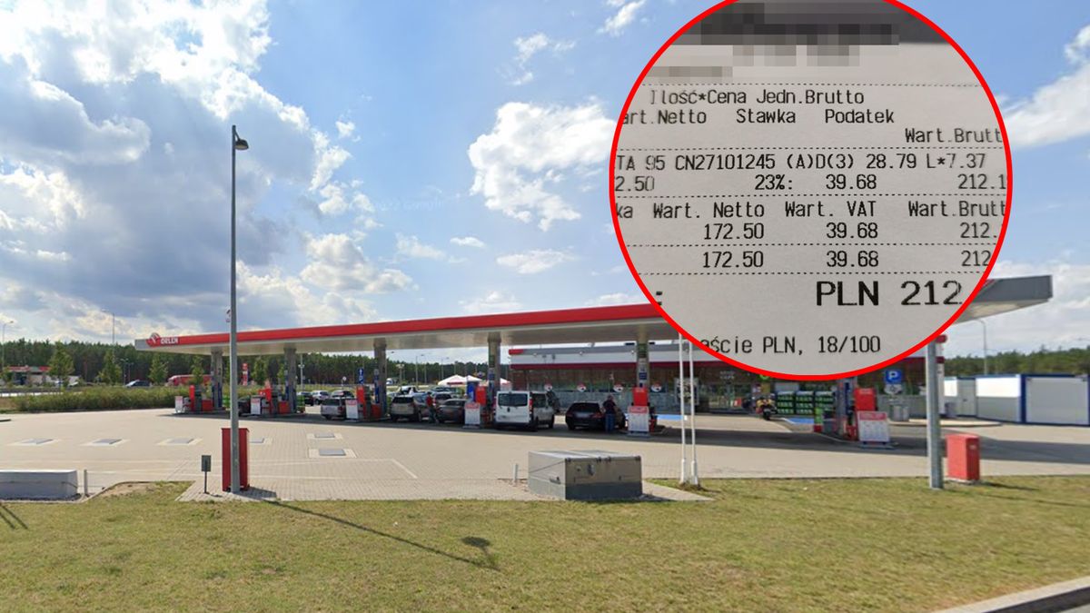 Czytelnik złapał się za głowę, gdy zobaczył cenę paliwa