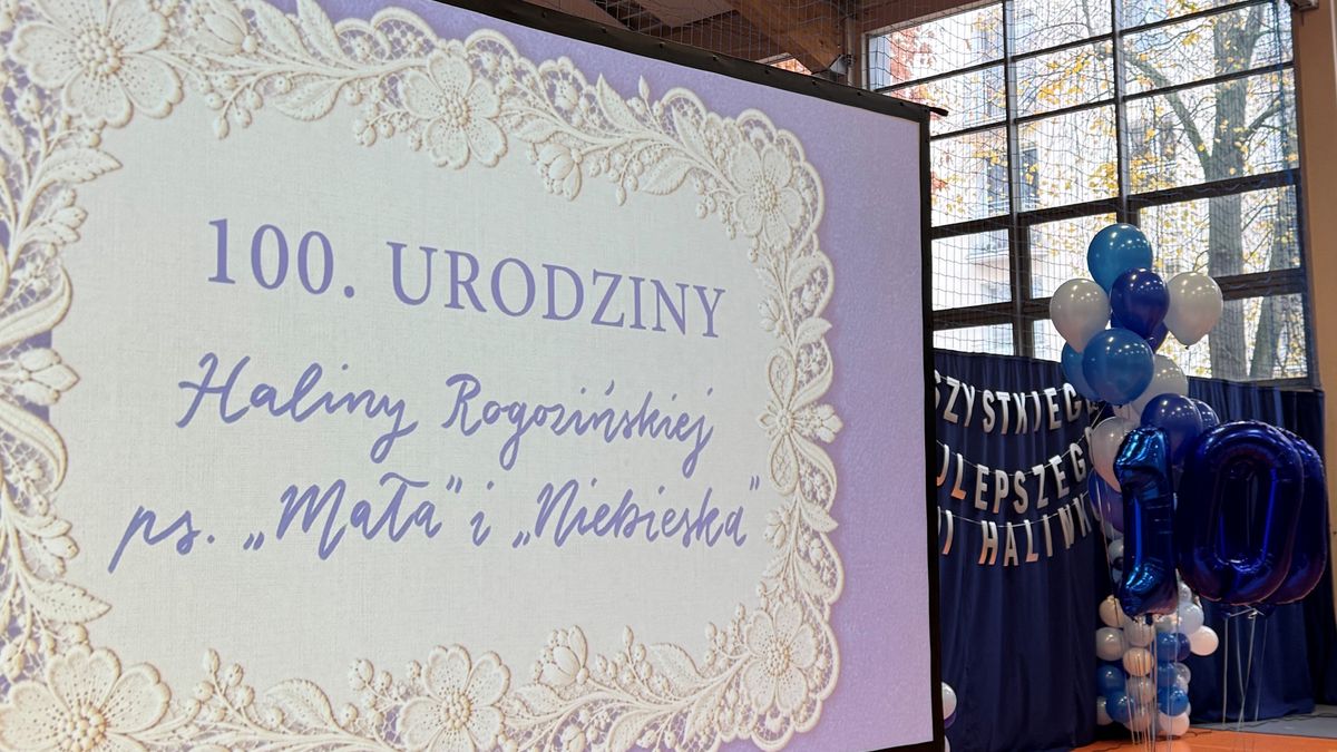 100. urodziny Haliny Rogozińskiej, uczestniczki Powstania Warszawskiego 