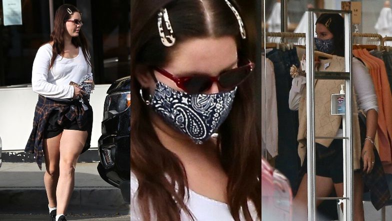 Lana del Rey poszła na zakupy w szortach