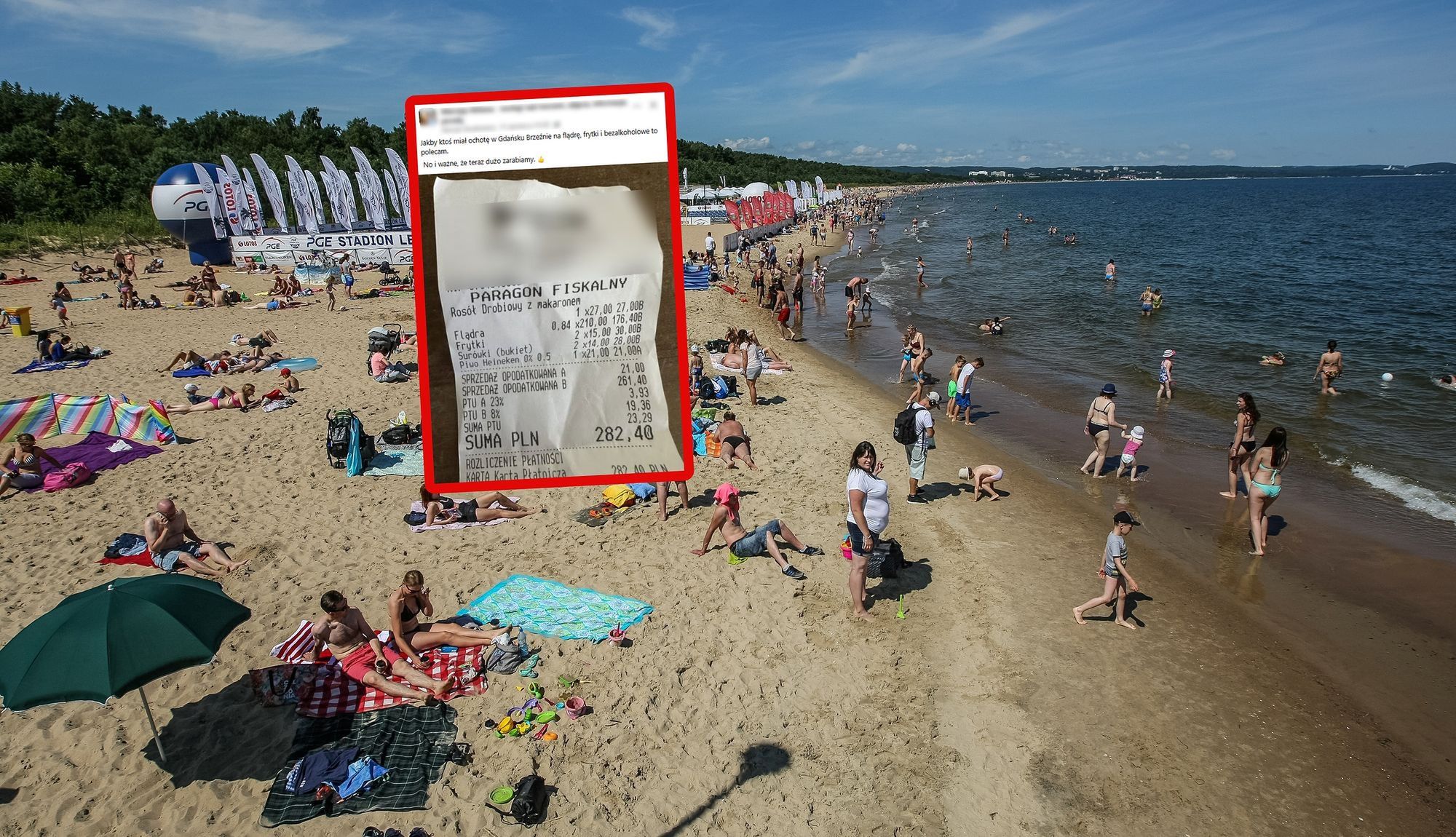 Ujawnił, ile zapłacił za obiad w Gdańsku.