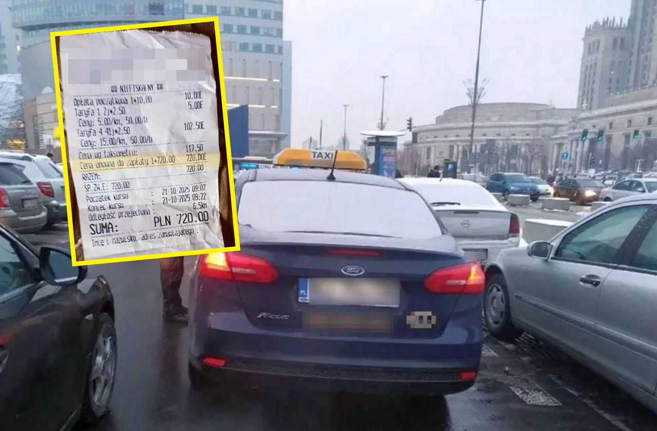 Seniorka jechała taksówką 6,5 km. Zapłaciła 720 zł