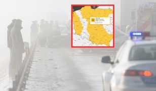 Paraliż na drogach, problemy z lotami. Alerty dla 16 województw