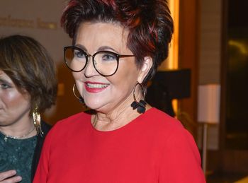 Przyszła na premierę. Kwaśniewska wyglądała inaczej niż zwykle