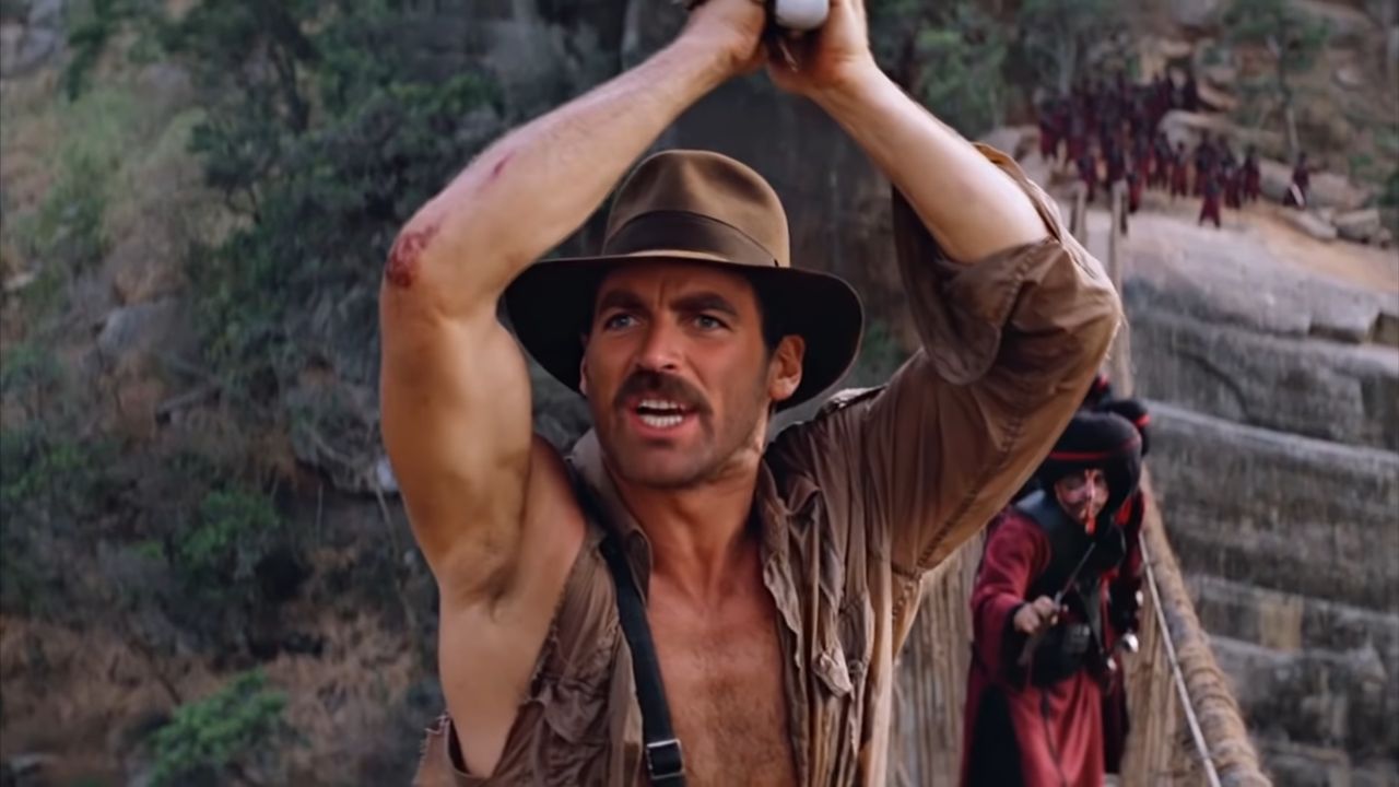 Tom Selleck jako Indiana Jones, efekt działania DeepFake