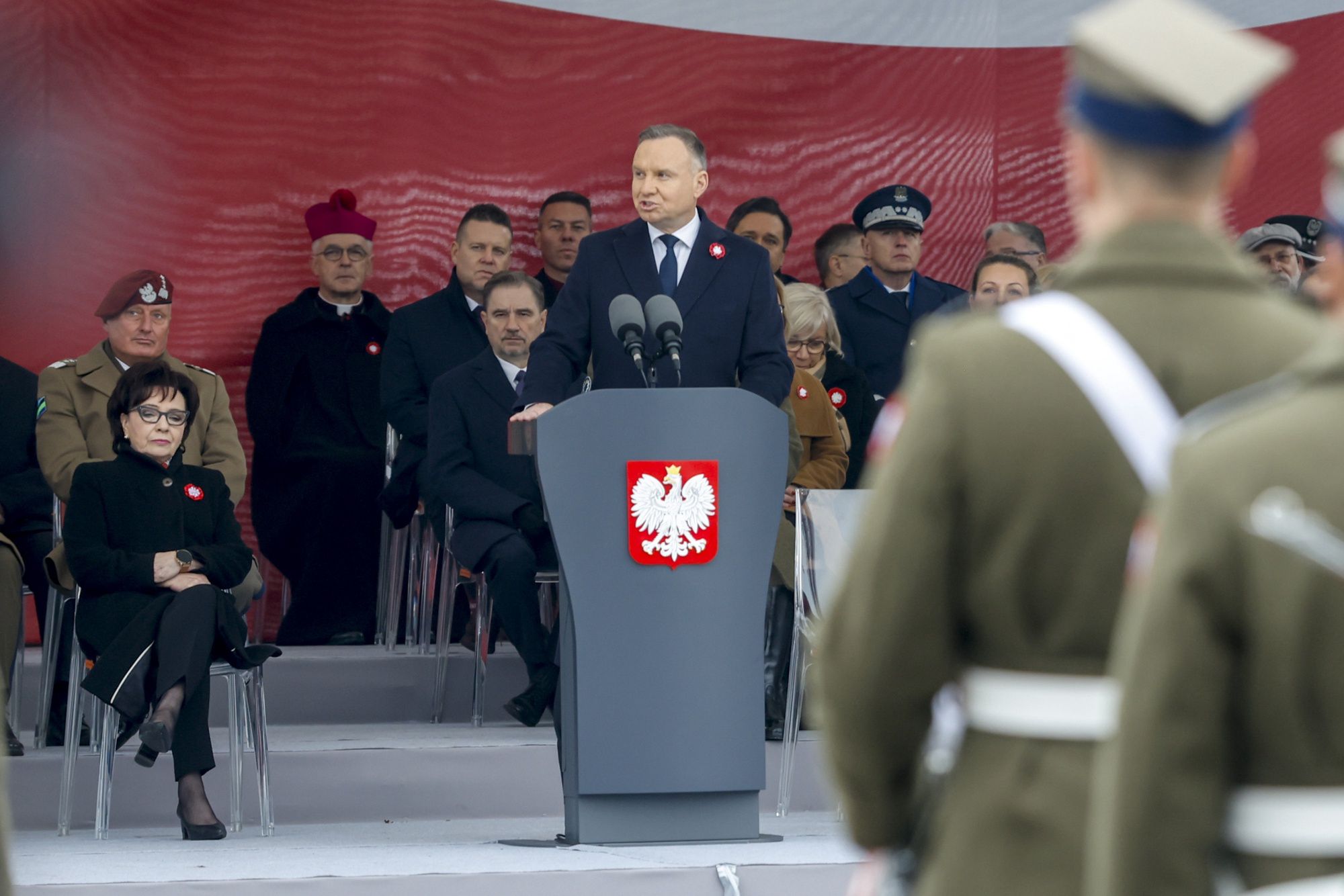 Andrzej Duda na obchodach 11 listopada