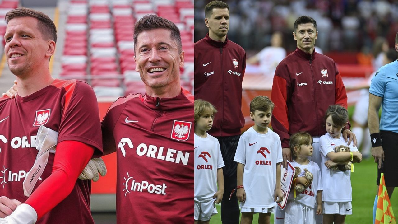 Euro 2024. Lewandowski i Szczęsny pokazali dzieci na meczu. Wyjątkowe obrazki zachwyciły Polaków