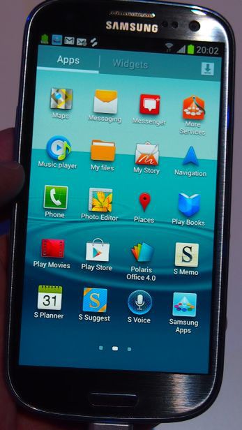 Samsung Galaxy S III - TouchWiz (fot. wł)