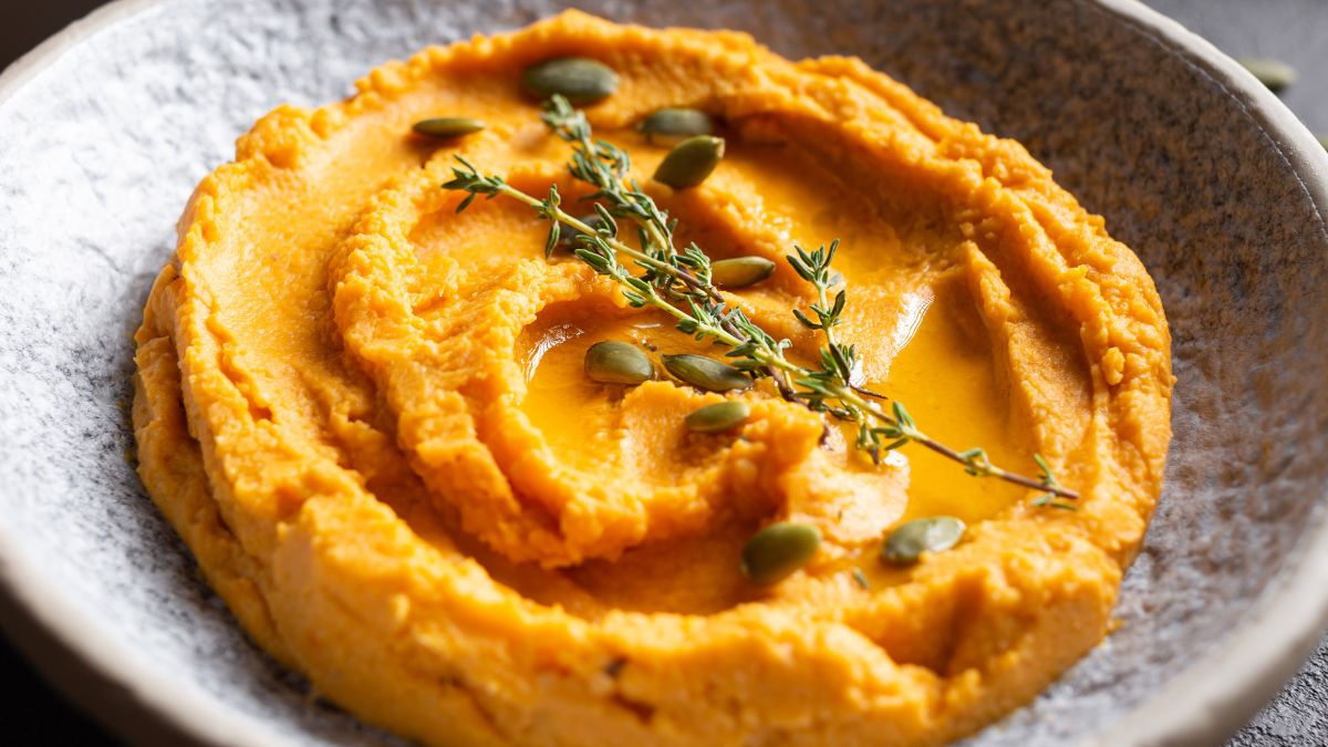 Hummus z dynią może zastąpić masło