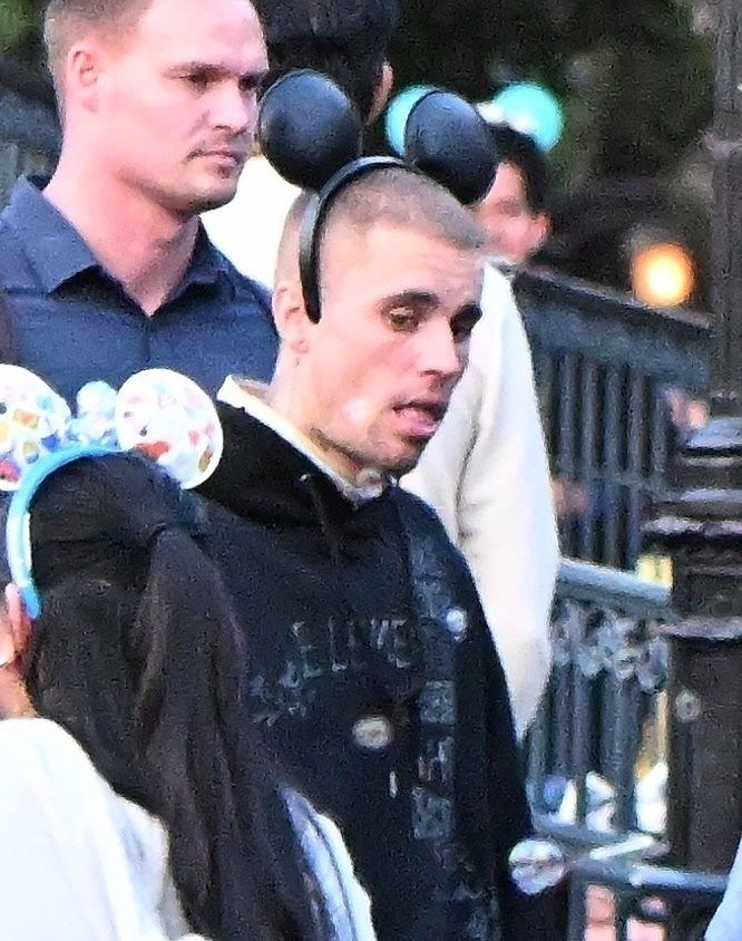 Bieberowie wybrali się do parku rozrywki Disneyland