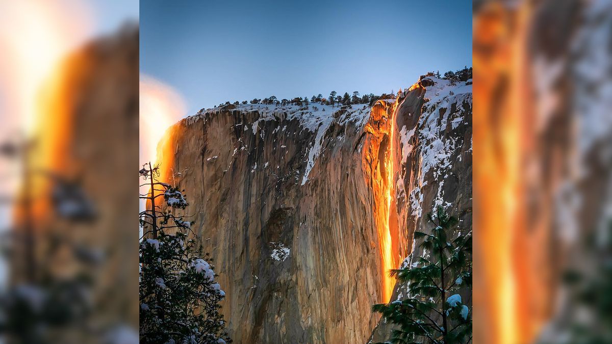 Ognisty wodospad w Yosemite znów "zapłonął" 1