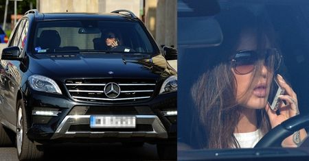 Pietrasińska i jej mercedes... (ZDJĘCIA)