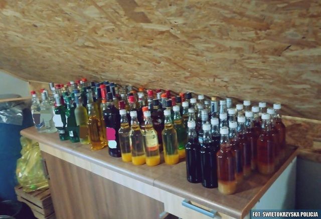Nielegalny alkohol w powiecie staszowskim