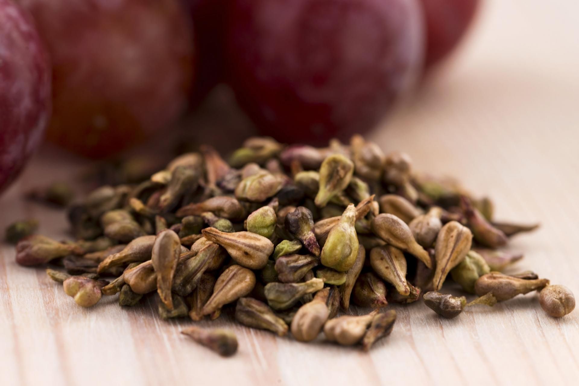 W pestkach winogron znajduje się wiele aktywnych związków