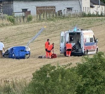 Błaziny Górne: Wstępny PKBWL raport po wypadku śmigłowca