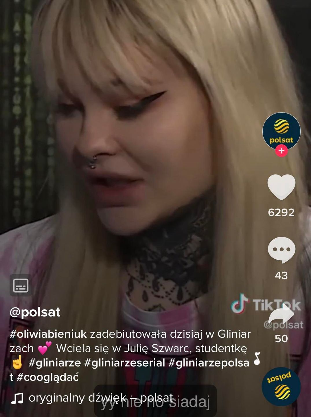 Oliwia Bieniuk zaliczyła DEBIUT w serialu