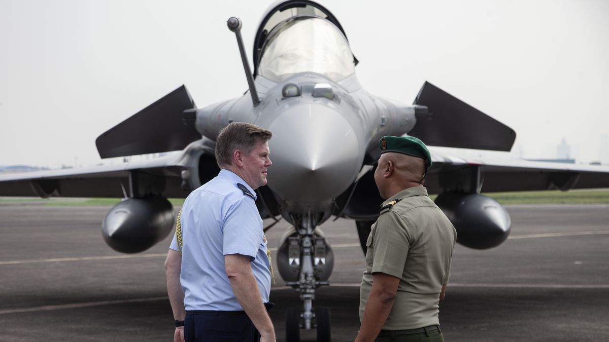 Na zdjęciu francuski samolot wielozadaniowy Dassault Rafale