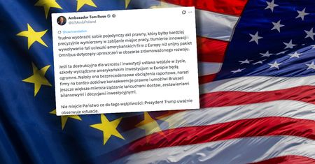 Burza wokół nowego prawa w UE. Ambasador wzywa Polskę. Wyjaśniamy