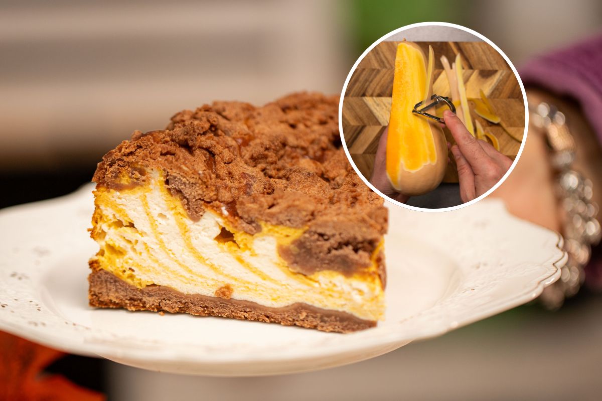 Sernik zebra z dyniowym akcentem. Ciasto, które stanie się hitem tej jesieni