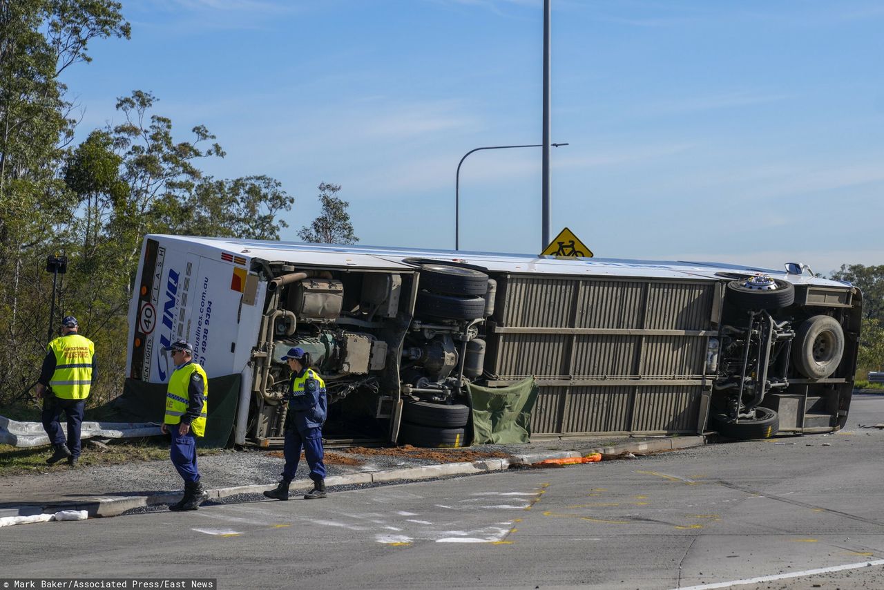 "Zapnijcie pasy", powiedział kierowca autobusu weselnego. Nowe doniesienia ws. tragedii w Australii