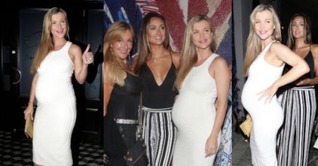 Joanna Krupa cała na biało rozsyła uśmiechy na swoim baby shower (FOTO)