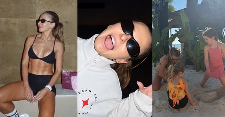 Anna Lewandowska poci się w Turcji i prezentuje idealny "kaloryfer" W BIKINI. Na Camp by Ann towarzyszą jej CÓRKI (ZDJĘCIA)