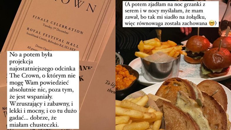 Aleksandra Kwaśniewska relacjonuje premierę finału "The Crown"
