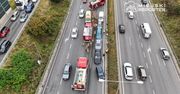 Warszawa: Karambol na trasie S8. Zderzyło się siedem pojazdów, jedna osoba poszkodowana