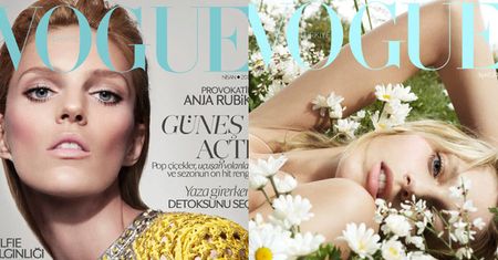 Anja na dwóch okładkach "Vogue'a"! (FOTO)