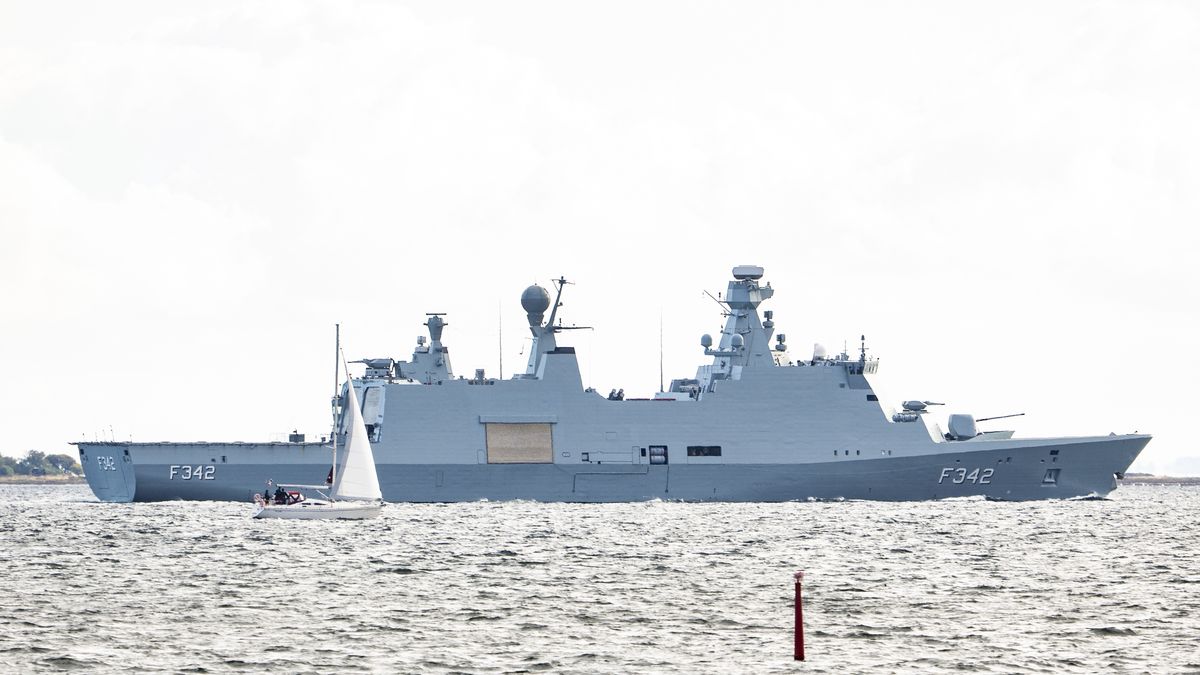 Duńska fregata - zdjęcie ilustracyjne