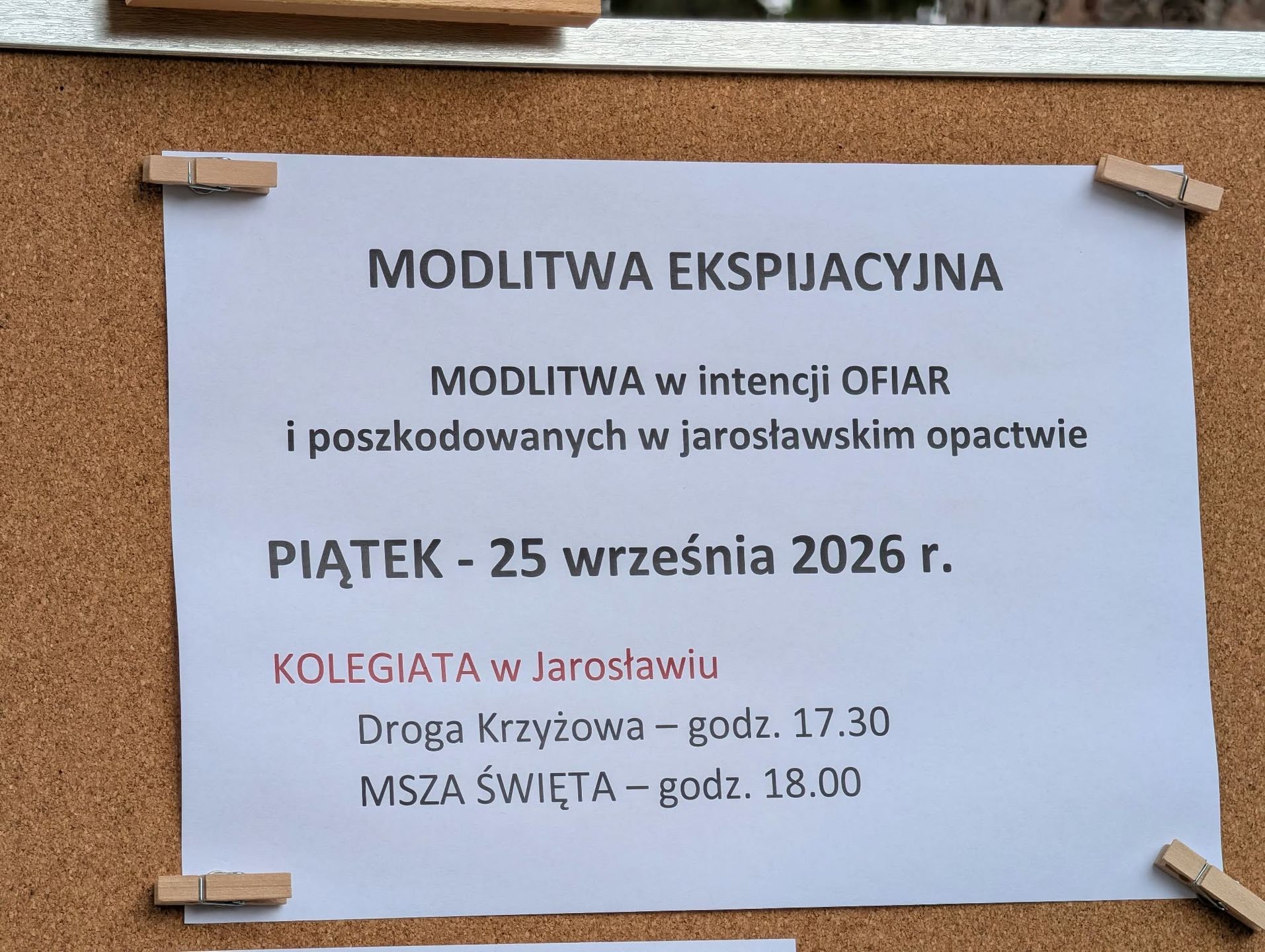 Modlitwa w intencji ofiar ataku w Jarosławiu