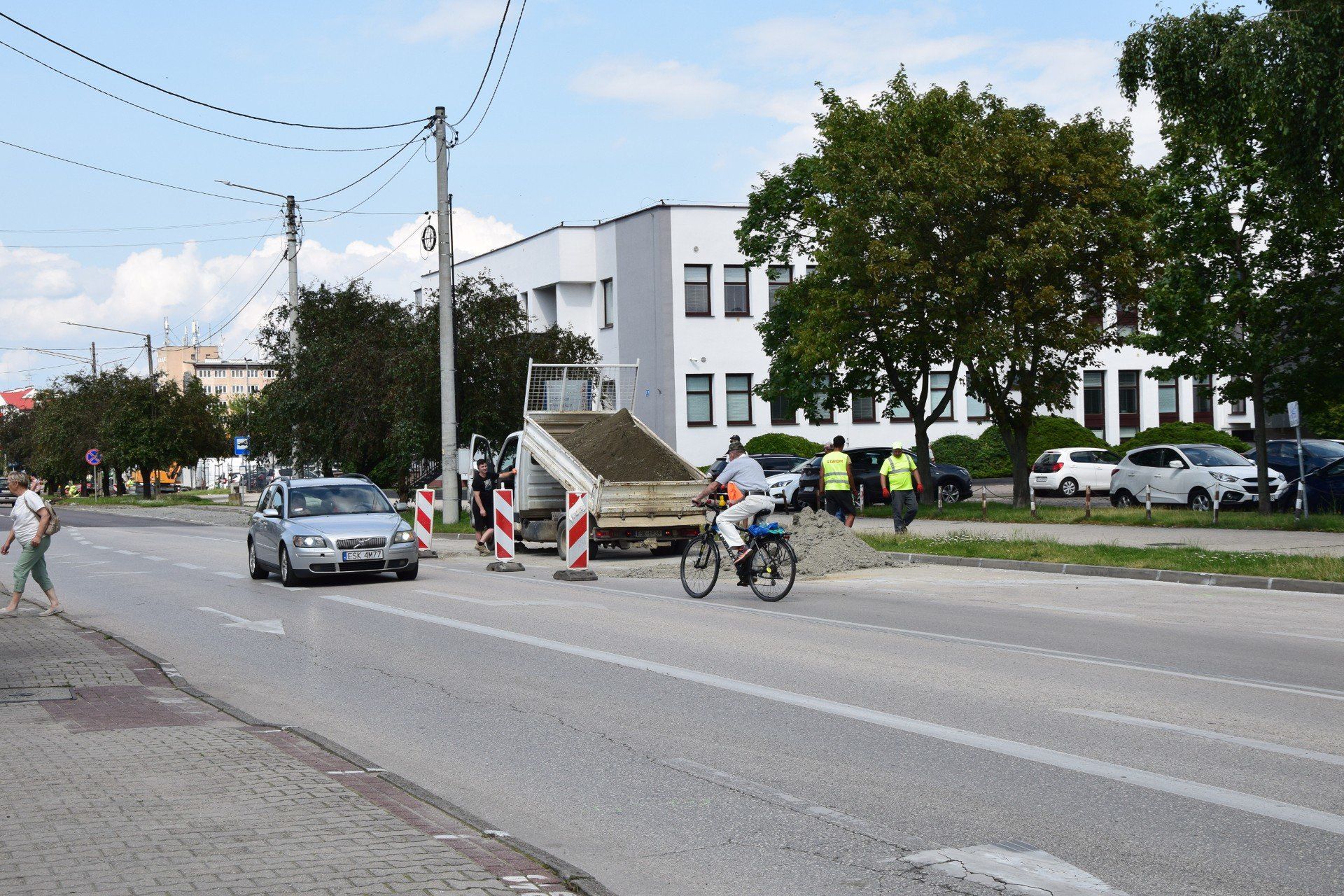 Trwa przebudowa ulicy Reymonta w Skierniewicach