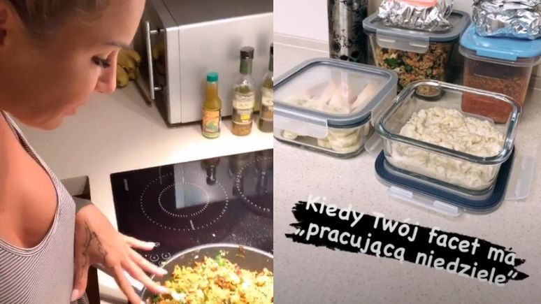 Blanka Lipińska gotuje dla Barona