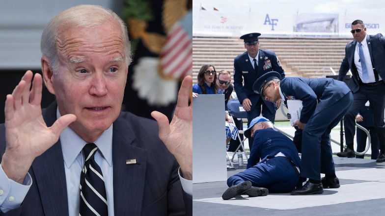 Joe Biden upadł na scenie