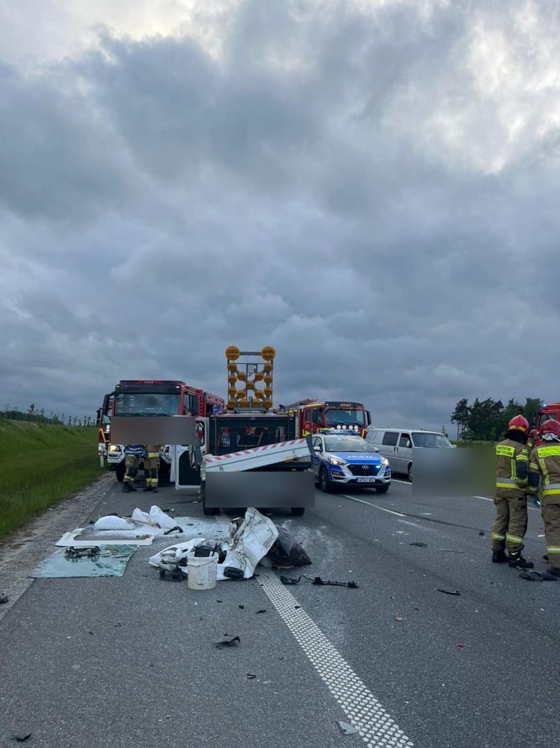 Fot. Licencjodawca.  Śmiertelny wypadek na Trasie Kaszubskiej S6