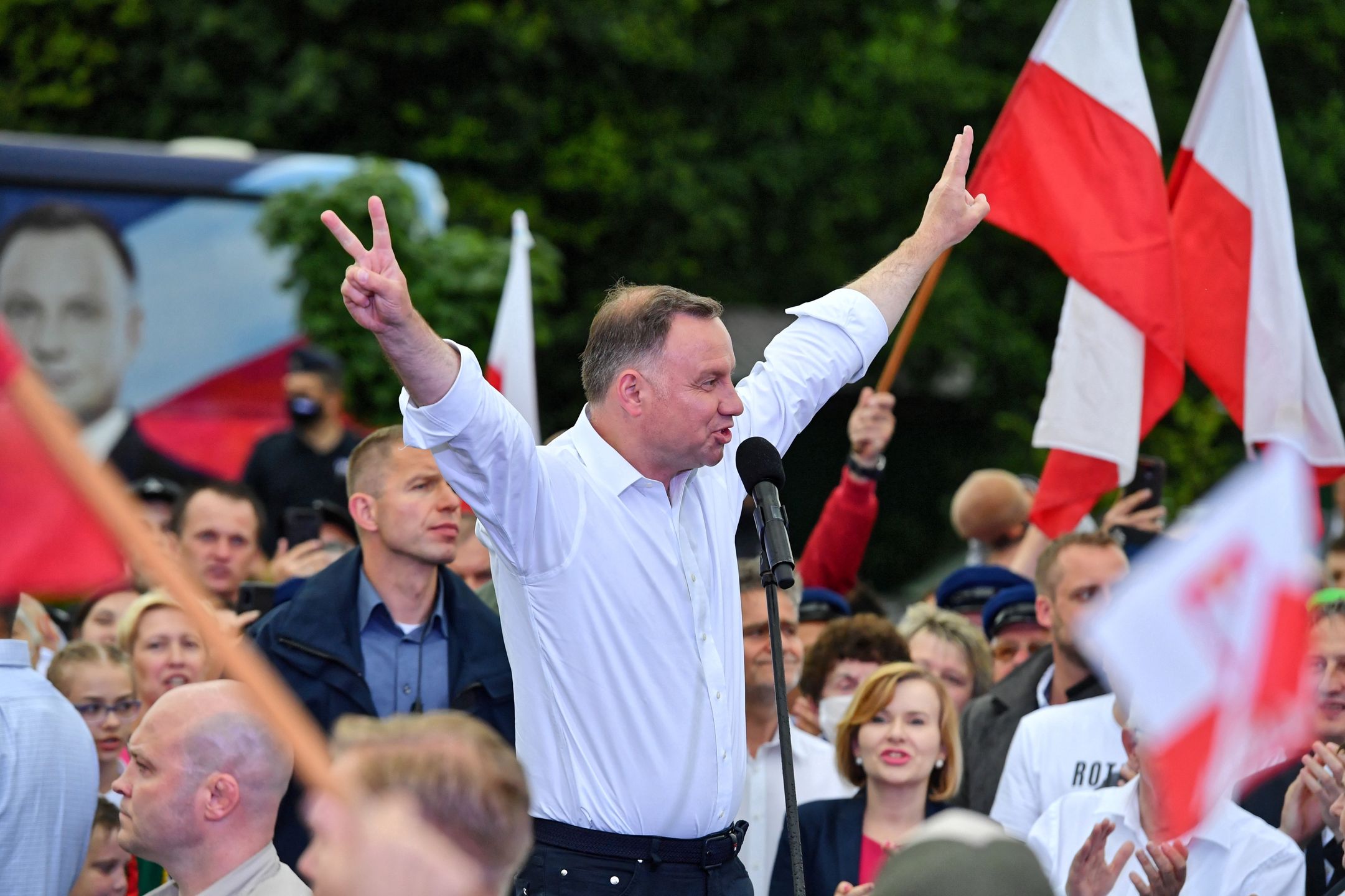 Andrzej Duda spotkał się z wyborcami w Końskich