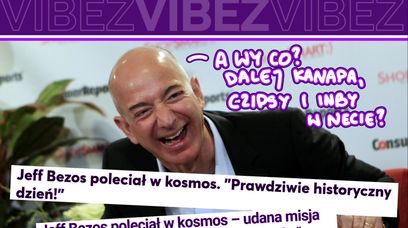 Bezos w kosmosie to nie początek "kosmicznej turystyki". To tylko Jeff śmiejący się Wam w twarz