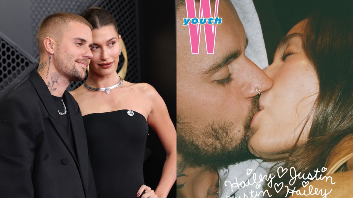 Bieberowie całują się na okładce magazynu