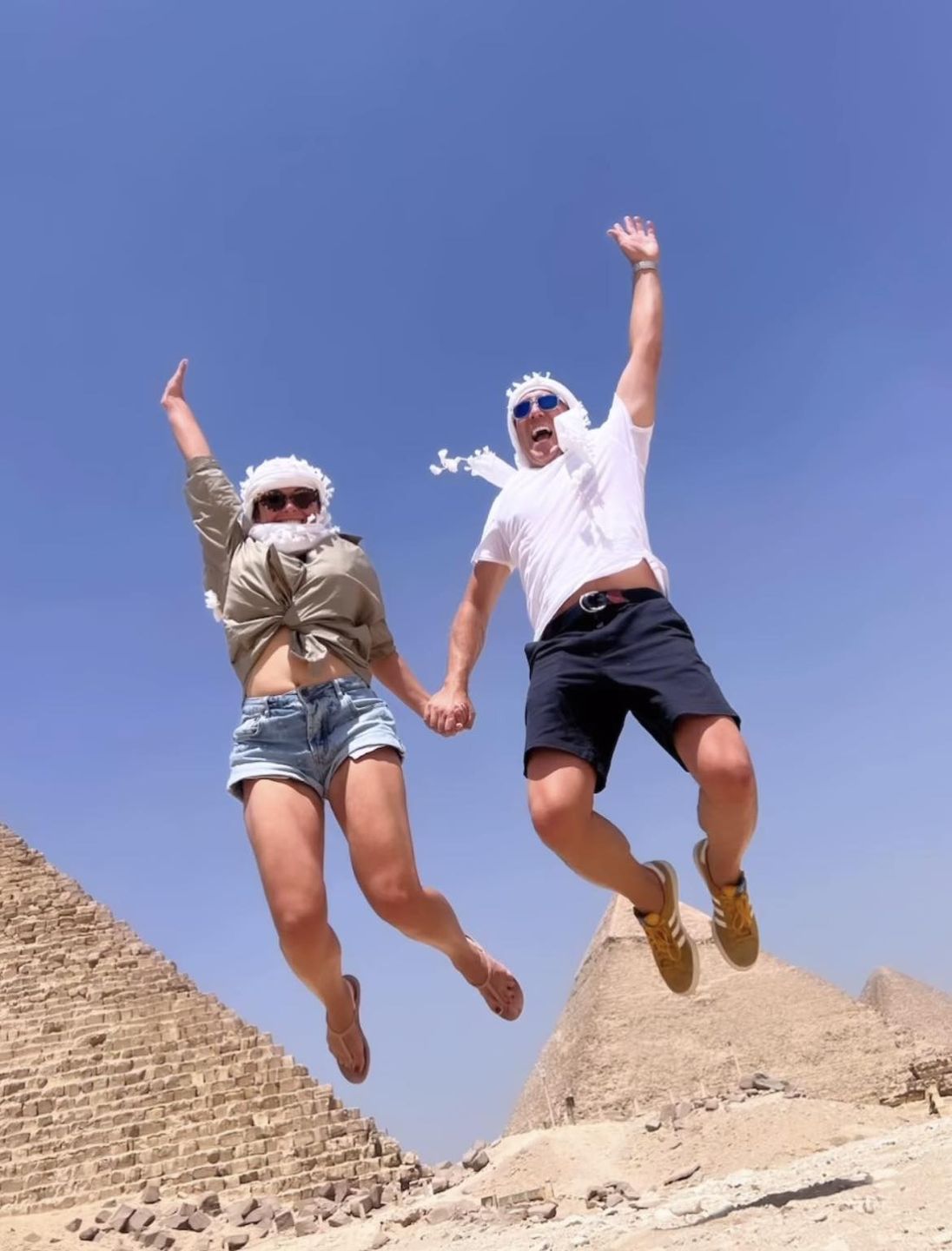 Katarzyna Cichopek i Maciej Kurzajewski w Egipcie 