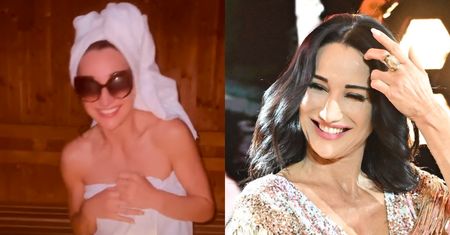 Justyna Steczkowska ZRZUCIŁA RĘCZNIK, tańcząc w saunie. "Kiedy szwedzkie karaoke wjedzie na pełnej"