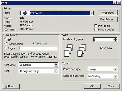 PDFCreator 0.9.8 - szybkie, proste i darmowe tworzenie PDF-ów 2