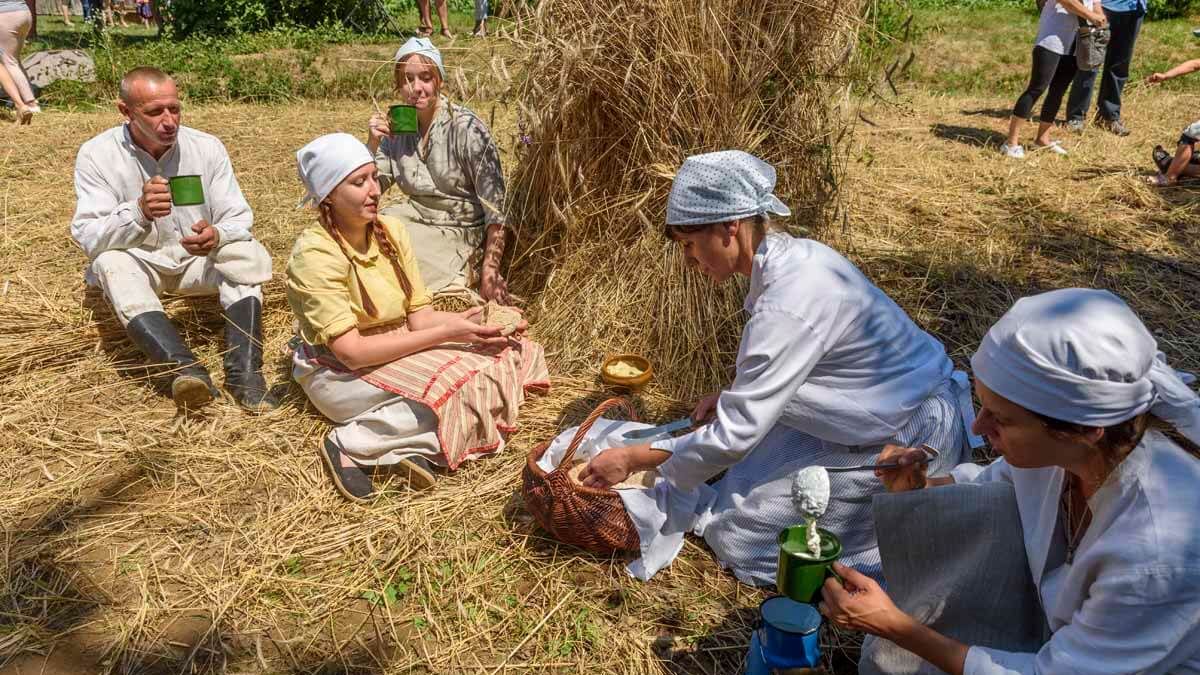 Żniwowanie w Skansenie w Lublinie