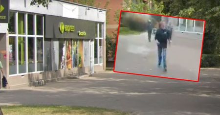 Wstrząsający atak. Pracownik Carrefour Express rzucił się na mężczyznę