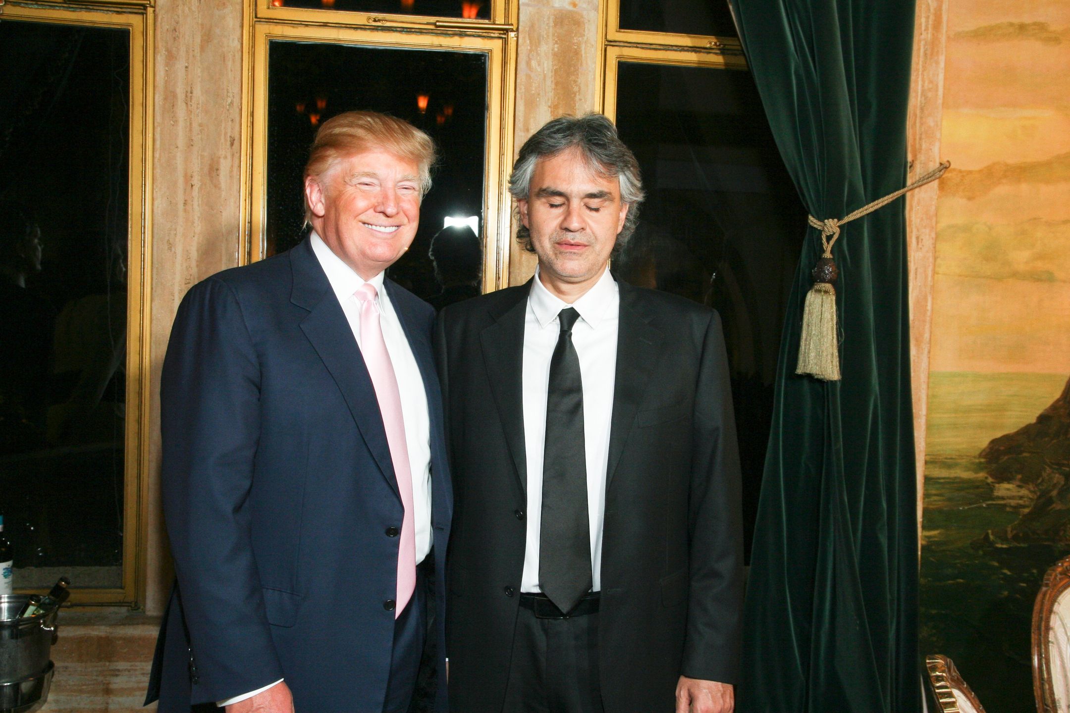 Donald Trump i Andrea Bocelli 