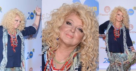 Wyluzowana Magda Gessler wygina się na ściance MasterChefa (ZDJĘCIA)