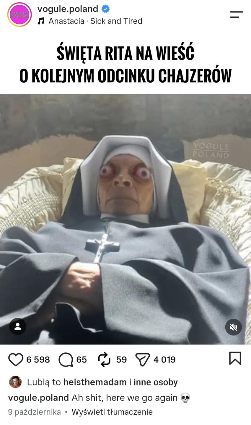 screen Instagram Vogule Poland