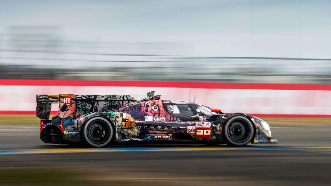 24h Le Mans (2024) - Art Car BMW M Hybrid V8 z numerem 20