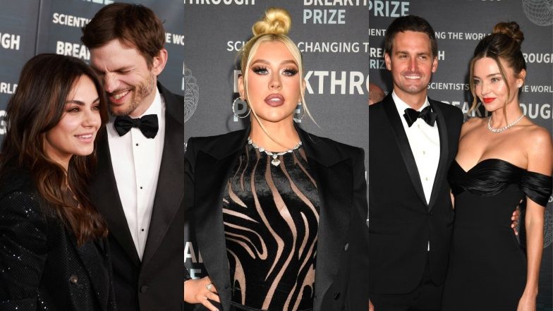 Gwiazdy uhonorowały naukowców: Mila Kunis, Ashton Kutcher, Aguilera i Miranda Kerr z mężem