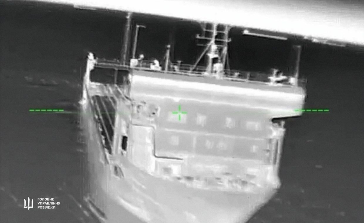 Ukraina uderzyła w ostatni rosyjski prom w cieśninie Kerczeńskiej