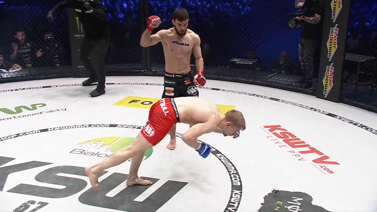 Demolka w klatce. Zobaczcie, co wyprawia zawodnik KSW