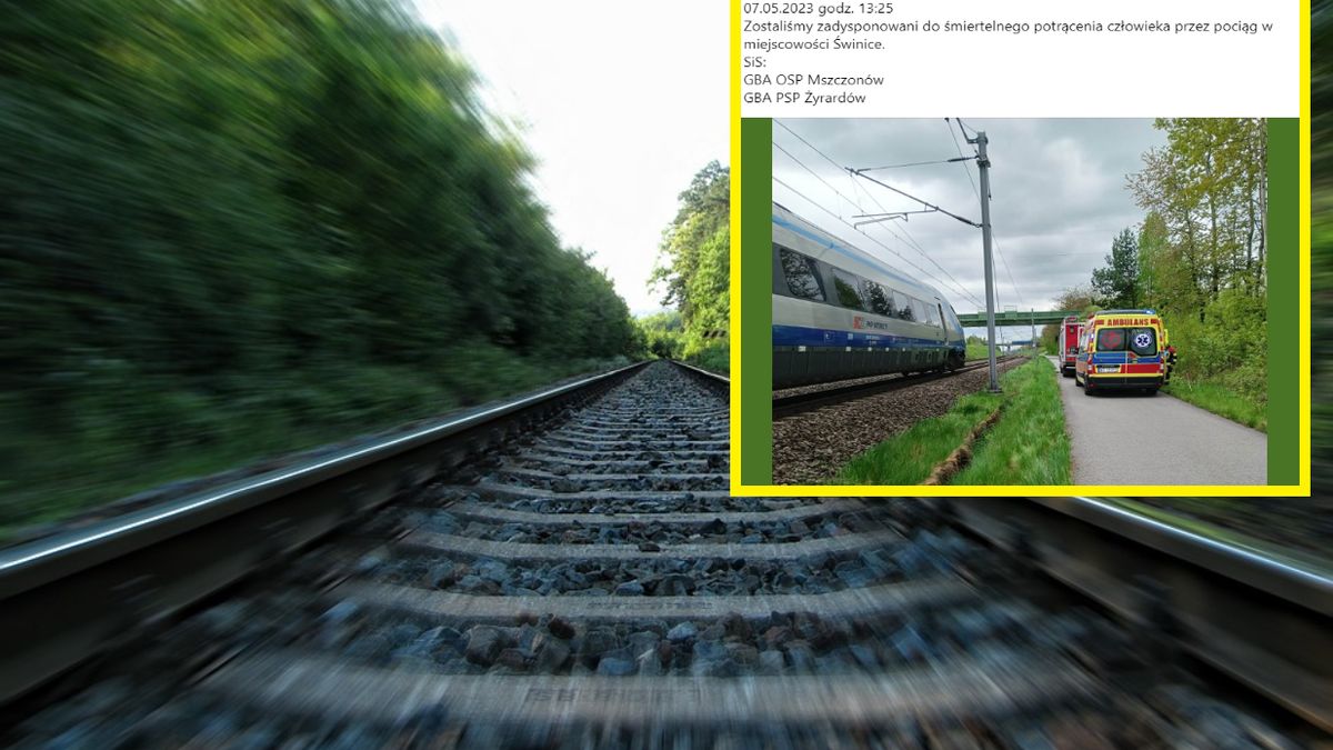 Śmiertelny wypadek na torach